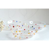 Murano Glas Schalen Florale Millefiori Dip-Schalen, Handgefertigt in Italien von SARIYER