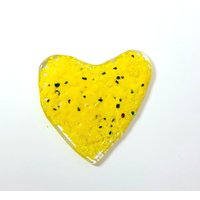 Canary Gelbe Glas Herz Andenken, Gelbe Liebe Hochzeit Gunst, Sorgen Stein , Geschmolzenes Canary Gelbe Glas Herz Andenken, Gelbe Liebe Hochzeit Gunst, Sorgen Stein , Geschmolzenes von SARIYER