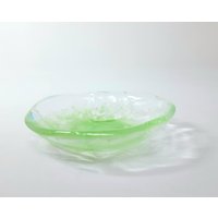 Klare Mintgrüne Farbe Murano Glasschale Perfekte Sushi Sojasauce Servierschalen von SARIYER