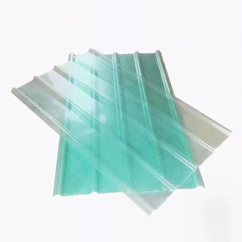 Transparente Wellplatte, Stoßfeste Dachblech, Fiberglas Tageslichtpaneele, Wärmeisolierende Dachplatten, Verkleidungspaneele, Für Carport-Gewächshäuser(10pcs,93x150cm/36.6x59in) von SARKEY