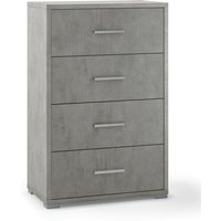 Bürokommode mit vier Schubladen Beton Cemento 51x41x h110 cm Bürokommode mit vier Schubladen Beton Cemento 51x41x h110 cm von SARMOG