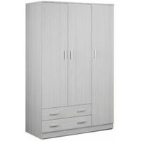 Dreitüriger Kleiderschrank mit zwei Schubladen Eukalyptus 115x52x h180 cm Dreitüriger Kleiderschrank mit zwei Schubladen Eukalyptus 115x52x h180 cm von SARMOG
