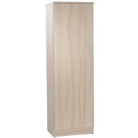 Sarmog - Mehrzweck-Kleiderschrank mit einer Tür Light Elm 46x34x h147 cm von SARMOG