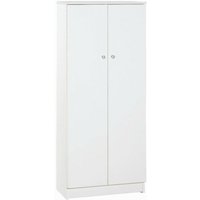 Mehrzweck-Kleiderschrank mit zwei Türen Weiß 62x34x h147 cm von SARMOG