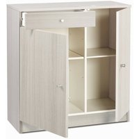 Niedriger Mehrzweck-Kleiderschrank mit zwei Türen und einer Schublade Eukalyptus 77x34x h80 cm Niedriger Mehrzweck-Kleiderschrank mit zwei Türen und einer Schublade Eukalyptus 77x34x h80 cm von SARMOG