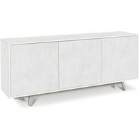 Sideboard mit drei Türen Bianco Ossido 177x41x h74 cm von SARMOG