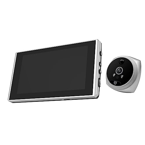 SAROAD 1 Set PIR Türauge Elektronische Türspion Türkamera Viewer 11,4 cm LCD-Bildschirm Digitale Türklingel Silber SAROAD 1 Set PIR Türauge Elektronische Türspion Türkamera Viewer 11,4 cm LCD-Bildschirm Digitale Türklingel Silber von SAROAD