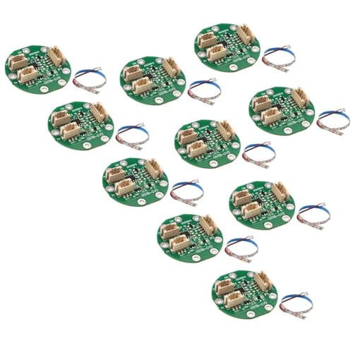 SAROAD Touch-Sensor-Modul DIY PCB Sensing Circuit Chip mit LED-Streifen und Kabeln (weißes Licht) 10 Stück von SAROAD