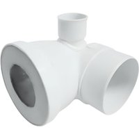 WC-Rohr kurz männlich 90 Grad, gerade 40 mm von SAS