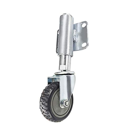 1 Stück 3 Zoll Hochleistungs-Federtorräder - Einstellbare Stoßdämpferrolle for Gartentüren, 132 lbs Tragkraft(Universal 60mm) von SASAS