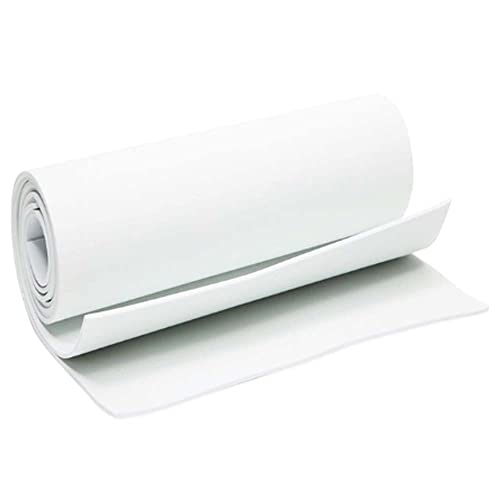 1 Stück 50 x 100 cm Eva-Schaumstoffplatten – vielseitiger schallabsorbierender Bastelschaum for DIY-Projekte und Cosplay(White,T2mm) von SASAS