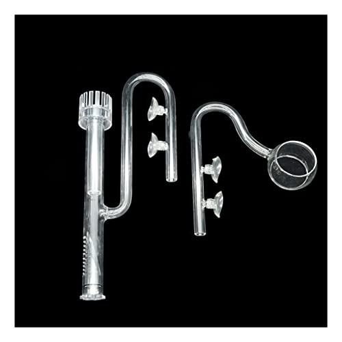 1 Stück Aquarium-Lily-Pipe-Set – Zufluss- und Abflussglas-Skimmer for Aquarium – Verbessert den Wasserfluss und das Pflanzenwachstum(T-Set 13mm) von SASAS