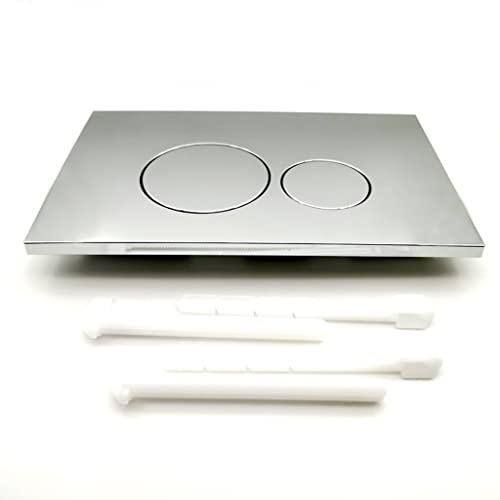1 Stück Betätigungsplatte for Zweimengenspülung for Unterputzspülkästen – langlebiger Ersatz for die Toilettenspültaste, 236 mm x 152 mm von SASAS