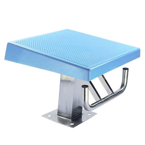 1 Stück SUS-Sprungplattform – Rutschfestes Sprungbrett for Schwimmbäder, Wettkämpfe/Training – Geneigtes Gerät for Wassersportzentren und Stadien(Blue) von SASAS