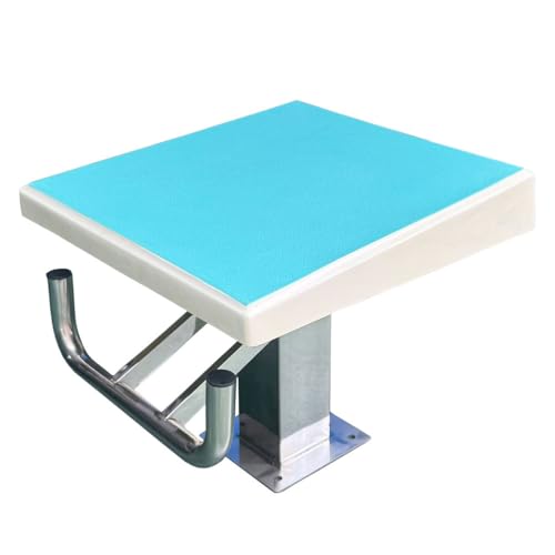 1 Stück SUS-Sprungplattform – Rutschfestes Sprungbrett for Schwimmbäder, Wettkämpfe/Training – Geneigtes Gerät for Wassersportzentren und Stadien(Sky Blue) von SASAS