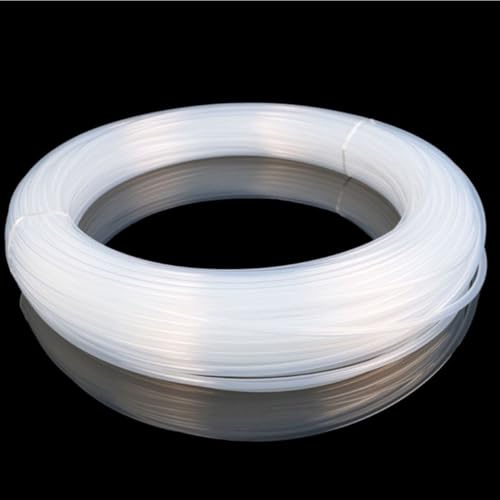 1 Stück transparentes PTFE-Rohr for 3D-Drucker – PFA FEP F46 Starres Rohr – Hohe Schmierung, nicht klebend, anpassbar(6.35mm x 9.52mm x 1m) von SASAS