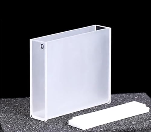 2 Stück Standard-Quarzküvettenzellen mit Deckel – 50 mm Weglänge JGS1 for Spektralphotometer – Hochpräzise Laborausrüstung(Fully fution) von SASAS