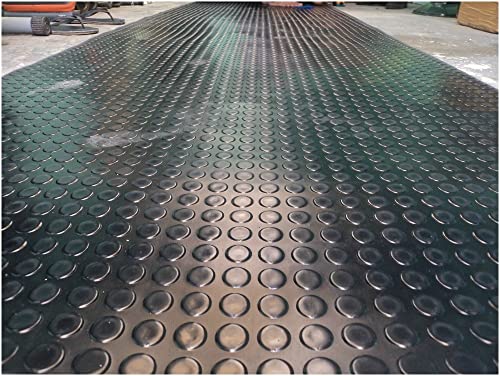 20-240 Zoll strapazierfähige, rutschfeste Gummi-Garagenbodenläufermatte – anpassbar und leicht zu reinigen(110X550cm) von SASAS