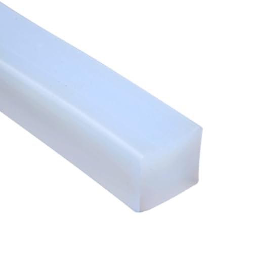 Dichtungsstreifen aus massivem Silikonkautschuk, 10 m, hitzebeständig, Schalldämmung for Heimwerker(2.5mm x 2.5mm) von SASAS