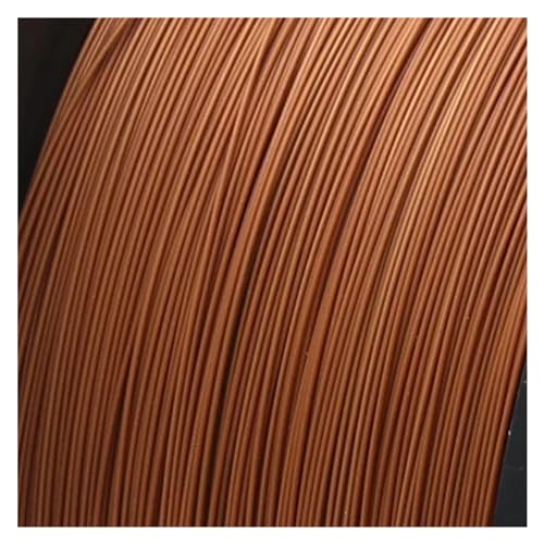 Hochtemperatur-PTFE-Draht UL1423 – 10 m versilbertes Kupfer-Mikrofein-Einzeladerkabel for Elektronik (38–24 AWG)(Brown,10 M-26AWG) von SASAS