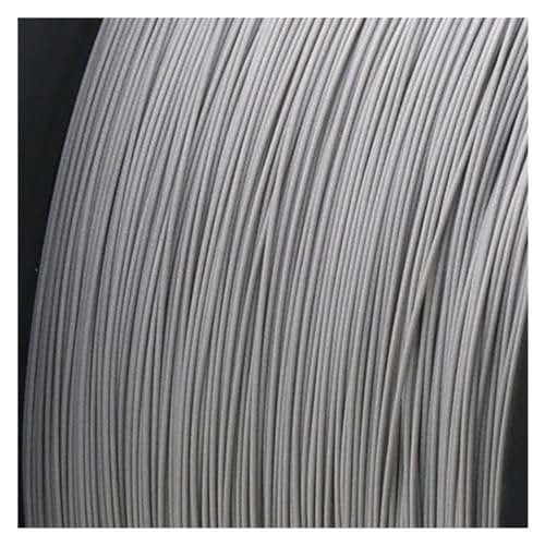Hochtemperatur-PTFE-Draht UL1423 – 10 m versilbertes Kupfer-Mikrofein-Einzeladerkabel for Elektronik (38–24 AWG)(Grey,10 M-32AWG) von SASAS