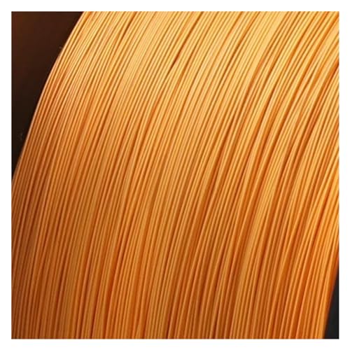 Hochtemperatur-PTFE-Draht UL1423 – 10 m versilbertes Kupfer-Mikrofein-Einzeladerkabel for Elektronik (38–24 AWG)(Orange,10 M-32AWG) von SASAS