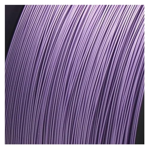 Hochtemperatur-PTFE-Draht UL1423 – 10 m versilbertes Kupfer-Mikrofein-Einzeladerkabel for Elektronik (38–24 AWG)(PURPLE,10 M-26AWG) von SASAS