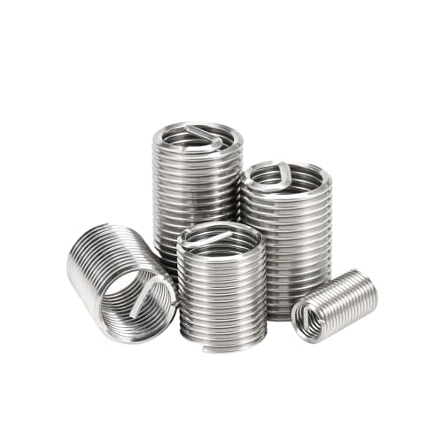 M10 x 1,25 Spulengewindeeinsätze – SS304 Edelstahl-Gewindeeinsätze for Metallreparatur(100 M10*1.25 * 2.5D) von SASAS