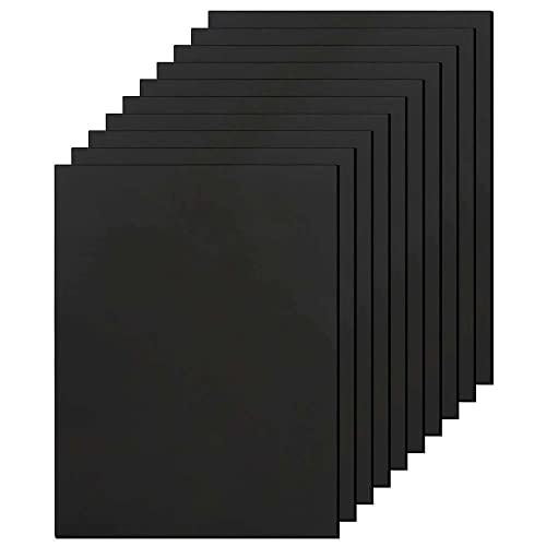 10 Schwarze Eva-Schaumstoffplatten for Heimwerkerprojekte – Flexible Polystyrol-Bastelschaumplatten for kreative Kunst und Dekoration(210 * 300 * 5mm) von SASAS