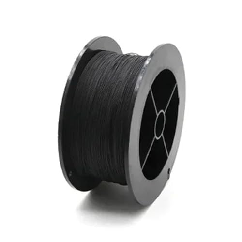 UL1423 PTFE-Draht – Hochtemperatur-versilbertes Kupfer 38–24 AWG Einzelader-Mikrofeinkabel for die Elektronik(Black,1 REEL-36AWG X 305M) von SASAS