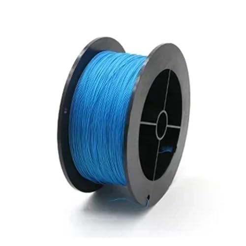 UL1423 PTFE-Draht – Hochtemperatur-versilbertes Kupfer 38–24 AWG Einzelader-Mikrofeinkabel for die Elektronik(Blue,1 REEL-24AWG X 150M) von SASAS