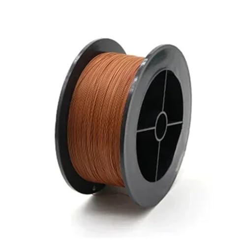 UL1423 PTFE-Draht – Hochtemperatur-versilbertes Kupfer 38–24 AWG Einzelader-Mikrofeinkabel for die Elektronik(Brown,1 REEL-26AWG X 150M) von SASAS