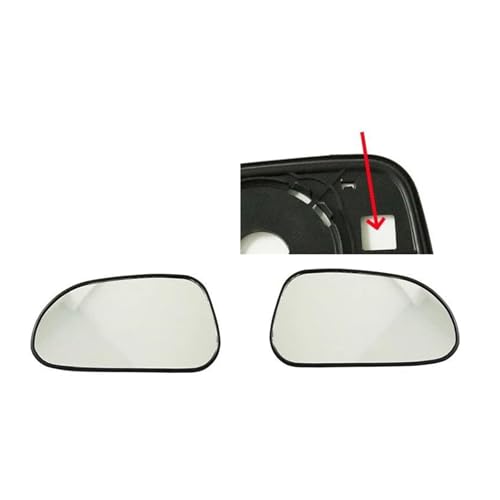 SASFDSG Ersatzspiegelglas Für Buick Für Excelle 2003-2007 Seite Spiegel Glas Reverse Objektiv Rückspiegel Oberfläche Reflektor Glas Umkehrlinse(A Pair No Heat) von SASFDSG