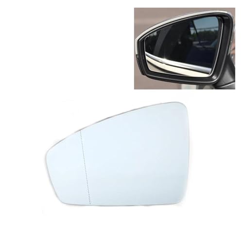 SASFDSG Ersatzspiegelglas Für VW Für Tiguan Für L 2017 2018 Seitenspiegel Reflektierende Linse Rückspiegelgläser Glas Mit Heizung Umkehrlinse(1PCS Left Side) von SASFDSG