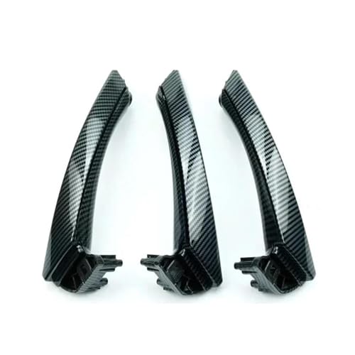 SASFDSG Türinnengriff 6-teiliges Set Auto-Innenersatz Für 3er E90 E91 E92 316 318 320 325 328i Mattschwarz LHD/RHD Türgriff Innen(LHD SET Carbon Fibe) von SASFDSG