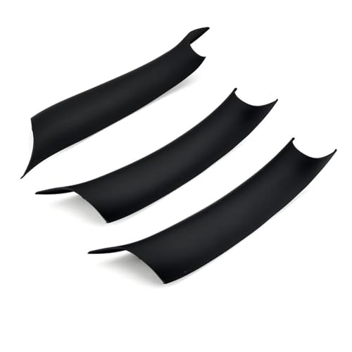 SASFDSG Türinnengriff Auto-Styling-Innenraum-Carbon-Faser-Textur Pull-Schutzabdeckungs-Trim für X5 X6 F15 F16 2014 2015 2016 2017 2018 Türgriff Innen(Schwarz) von SASFDSG