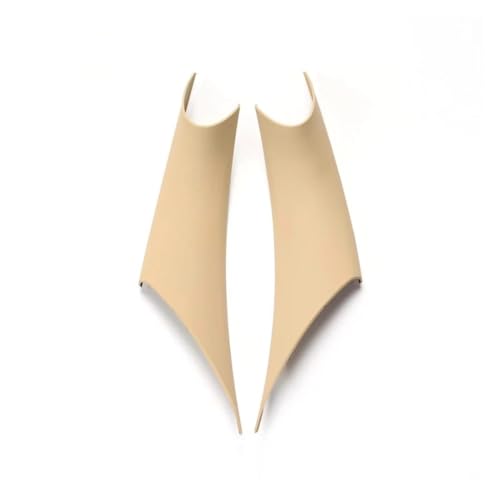 SASFDSG Türinnengriff Auto-Styling Türverkleidungsgriff Innenzug Schutzabdeckung Verkleidung Schwarz Für 3/GT 4 Für Serie F30 F35 2012-2018 Türgriff Innen(Beige) von SASFDSG