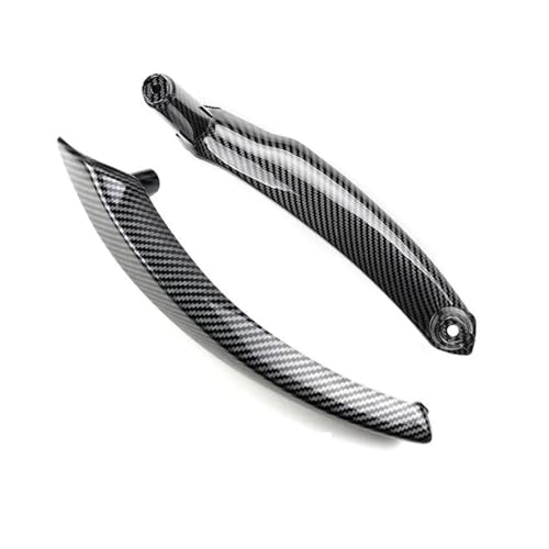 SASFDSG Türinnengriff Für X5 X6 E70 E71 E72 2008 2009 2010 2011-2013 Carbon Fiber Texture Auto Innen Pull Handläufe trim Abdeckung Türgriff Innen(Left kit) von SASFDSG