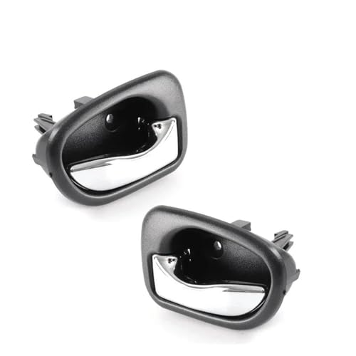 SASFDSG Türinnengriff Linker oder rechter schwarzer Türgriff für Hyundai für Accent 1.5L 1995-1999 für Atos 1997-2005 82610-22001 82620-22001 Türgriff Innen(Silver Pair) von SASFDSG