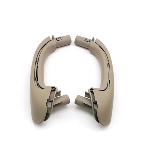 SASFDSG Türinnengriff Schwarz Beige Grau Auto Links oder Rechts Vorne Hinten Innen Türgriff Abdeckung Trim Für Benz C Klasse W203 2038101551 Türgriff Innen(Beige Front 2PCS) von SASFDSG