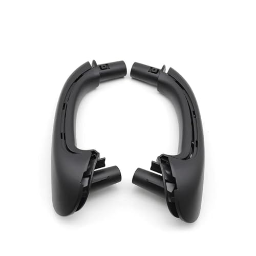 SASFDSG Türinnengriff Schwarz Beige Grau Auto Links oder Rechts Vorne Hinten Innen Türgriff Abdeckung Trim Für Benz C Klasse W203 2038101551 Türgriff Innen(Black Front 2PCS) von SASFDSG