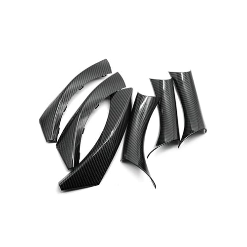 Türinnengriff Auto Styling Tür Panel Haltegriff Abdeckungen Textur Armlehne Schutz Trim für 3 Serie E90 E91 318 320 325 Türgriff Innen(CARBON TEXTURE) von SASFDSG