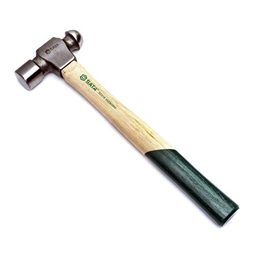 SATA ST92314SC Schlosserhammer, Vorschlaghammer, Stahlhammer und Ingenieurhammer, Englische Form mit Hickory Holzstiel 910 g (32 oz) von SATA