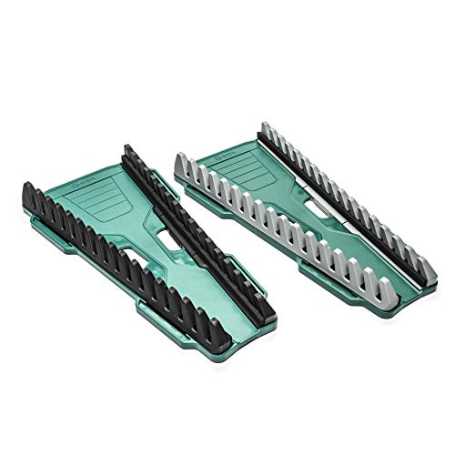 SATA ST95411 Schraubenschlüssel-Halterung Set für bis zu 16 Schraubenschlüssel mit selbstausrichtender und einrastender Konstruktion 2 Tlg. von SATA