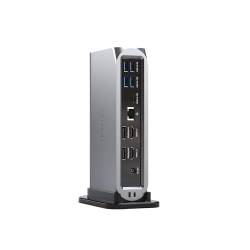 SATECHI 16-in-1 Thunderbolt 4 USB-C Dockingstation, 96W Ladeleistung, bis zu 4 Monitore 4K/60Hz, USB-C-Datenport, 6 USB-A Ports, Micro/SD Slots, 2.5Gbps Ethernet, für Mac/Windows, MacBook Air/Pro M4 SATECHI 16-in-1 Thunderbolt 4 USB-C Dockingstation, 96W Ladeleistung, bis zu 4 Monitore 4K/60Hz, USB-C-Datenport, 6 USB-A Ports, Micro/SD Slots, 2.5Gbps Ethernet, für Mac/Windows, MacBook Air/Pro M4 von SATECHI