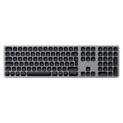 SATECHI Aluminium-Bluetooth-Tastatur mit Ziffernblock – Kompatibel mit 2022 MacBook Pro/Air M2, 2021 MacBook Pro M1 Pro & Max, 2021 iMac, 2021 iPAd Pro M1, 2020 Mac mini und mehr SATECHI Aluminium-Bluetooth-Tastatur mit Ziffernblock – Kompatibel mit 2022 MacBook Pro/Air M2, 2021 MacBook Pro M1 Pro & Max, 2021 iMac, 2021 iPAd Pro M1, 2020 Mac mini und mehr von SATECHI