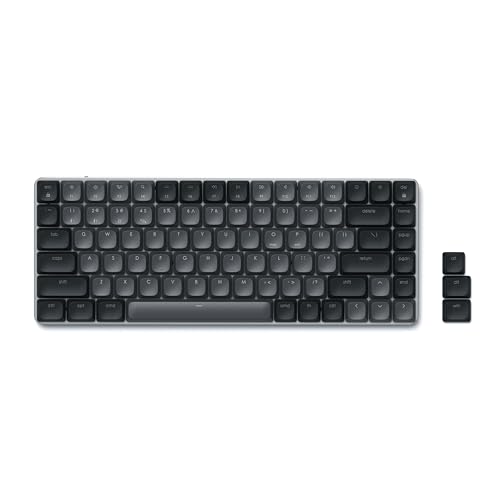 SATECHI SM1 75 % Mechanische Tastatur – Bluetooth, LED, 84 Tasten, für Mac & Windows, kompakt & kabellos – Arbeiten & Gaming – Dunkelgrau/Grau (QWERTY US-Layout) SATECHI SM1 75 % Mechanische Tastatur – Bluetooth, LED, 84 Tasten, für Mac & Windows, kompakt & kabellos – Arbeiten & Gaming – Dunkelgrau/Grau (QWERTY US-Layout) von SATECHI
