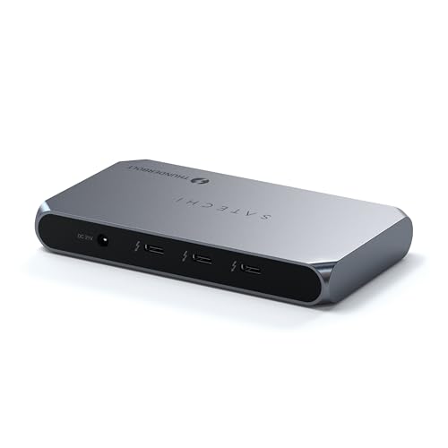 SATECHI Thunderbolt 4 Dock Slim Hub Pro, USB-C mit 100W Ladeleistung, Einzelnes 8K- oder Dual-4K-Display, 4 Thunderbolt 4-Anschlüsse, USB 3.2 Gen2, für Mac/Windows, MacBook Pro/Air M4/M3/M2/M1, etc SATECHI Thunderbolt 4 Dock Slim Hub Pro, USB-C mit 100W Ladeleistung, Einzelnes 8K- oder Dual-4K-Display, 4 Thunderbolt 4-Anschlüsse, USB 3.2 Gen2, für Mac/Windows, MacBook Pro/Air M4/M3/M2/M1, etc von SATECHI