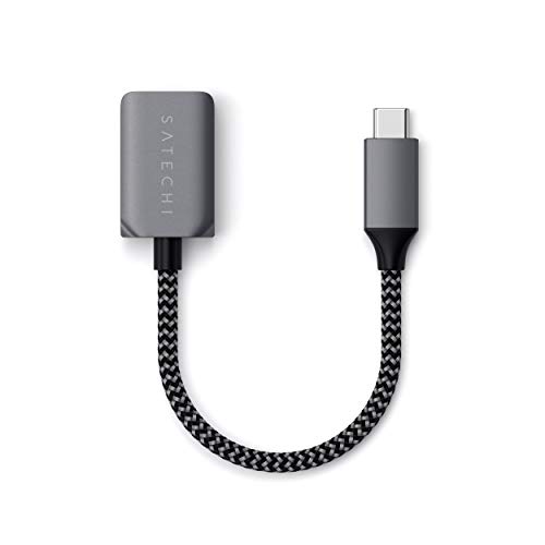 SATECHI USB-C auf USB-A 3.0 Kabeladapter, USB Typ-C auf Typ-A Buchse, Datenübertragung bis zu 5Gbps, USB-C Adapter für MacBook Pro, Air M1, M2, M3, Dell, HP, Surface, iPad und Mehr SATECHI USB-C auf USB-A 3.0 Kabeladapter, USB Typ-C auf Typ-A Buchse, Datenübertragung bis zu 5Gbps, USB-C Adapter für MacBook Pro, Air M1, M2, M3, Dell, HP, Surface, iPad und Mehr von SATECHI