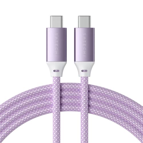 SATECHI USB-C auf USB-C 100 W Ladekabel (Purple) von SATECHI